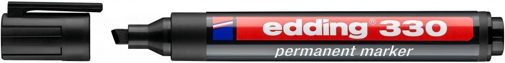 EDDING 330 permanentný, čierny Popisovač
