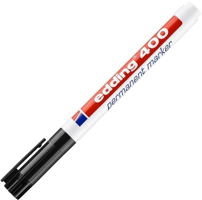 EDDING 400 permanentný, čierny Popisovač