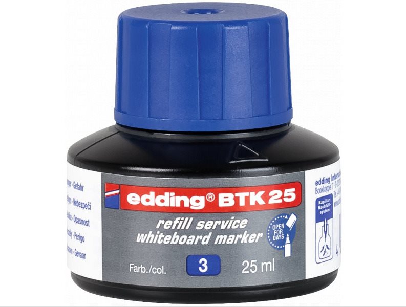 EDDING BTK25 Whiteboard-Tinte, blau Nachfüllpatrone