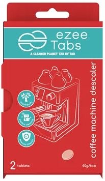 EEZeTabs Eco Kaffeemaschinen-Entkalkungstabletten vegan 2 Stück...