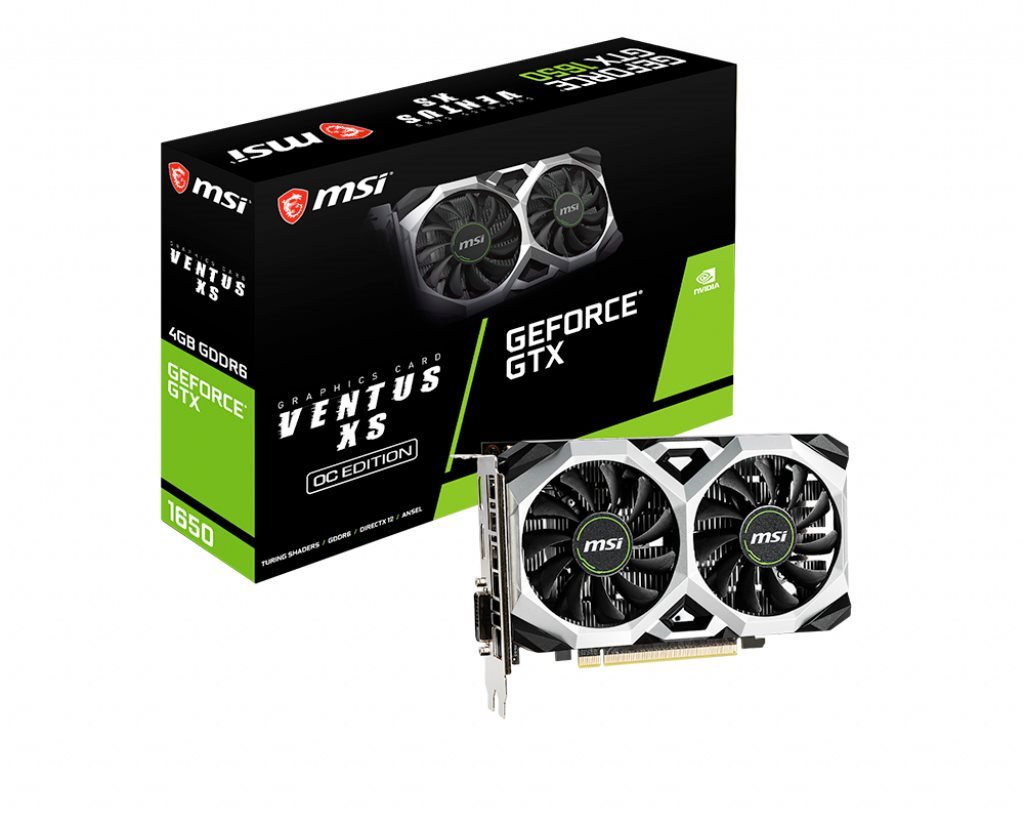MSI GeForce GTX 1650 D6 VENTUS XS OC Graphics Card