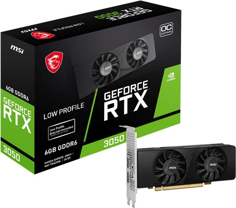 MSI GeForce RTX 3050 LP 6G OC Grafická karta