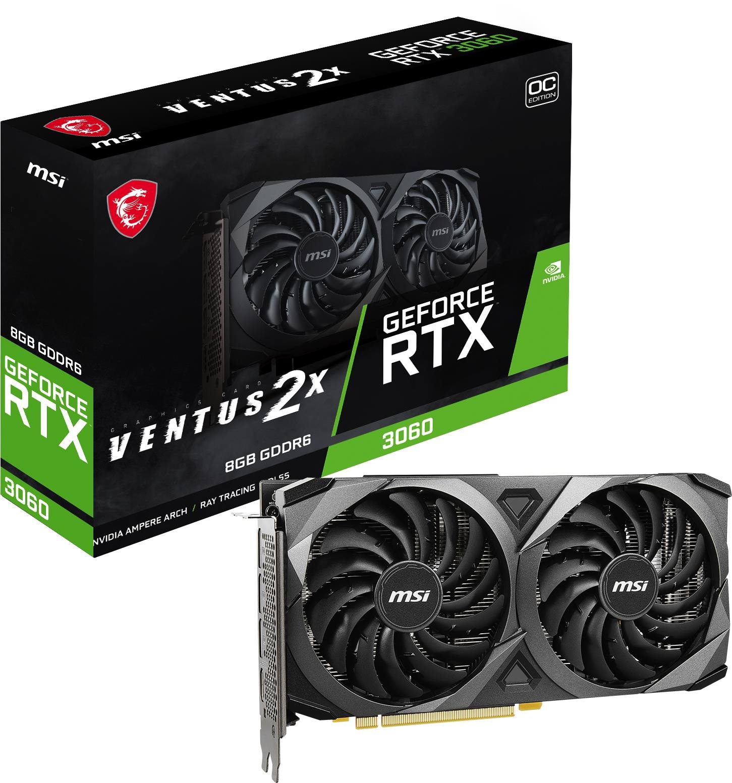 MSI GeForce RTX 3060 VENTUS 2X 8G OC Grafická karta