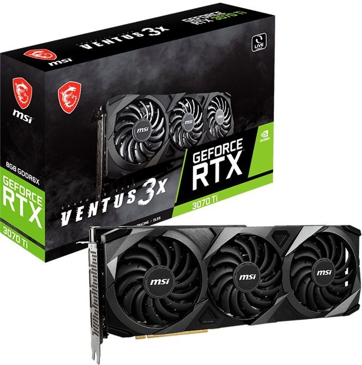 MSI GeForce RTX 3070 Ti VENTUS 3X 8G Grafická karta