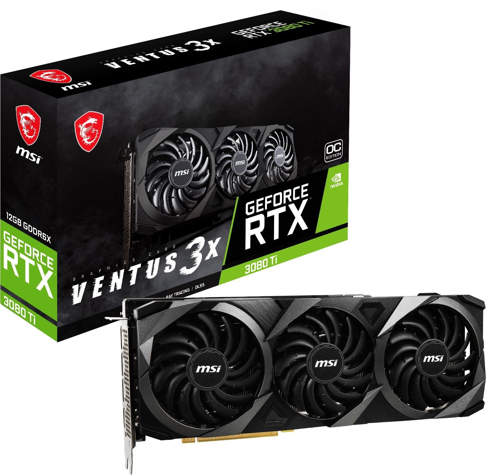 MSI GeForce RTX 3080 Ti VENTUS 3X 12G OC Graphics Card