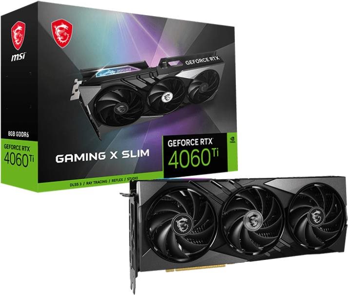 MSI GeForce RTX 4060 Ti GAMING X SLIM 8G  Grafická karta