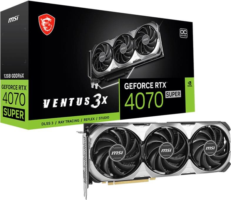 MSI GeForce RTX 4070 SUPER 12G VENTUS 3X OC Grafikkarte