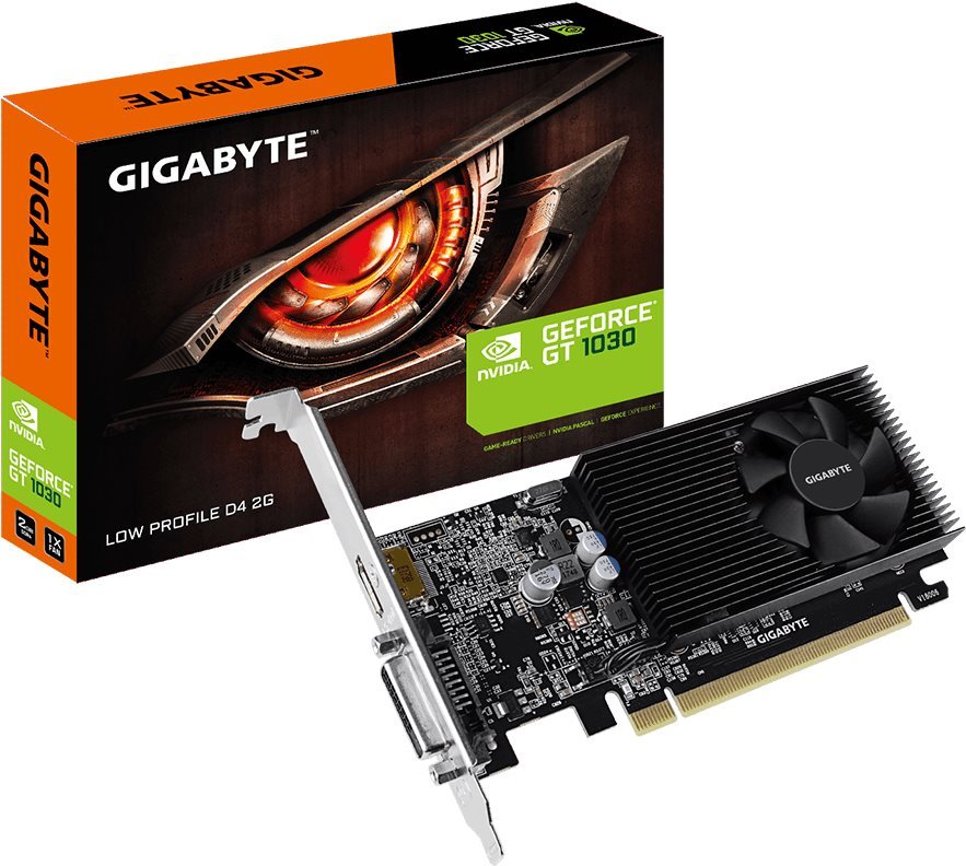 GIGABYTE GeForce GT 1030 Low Profile D4 2G Grafická karta