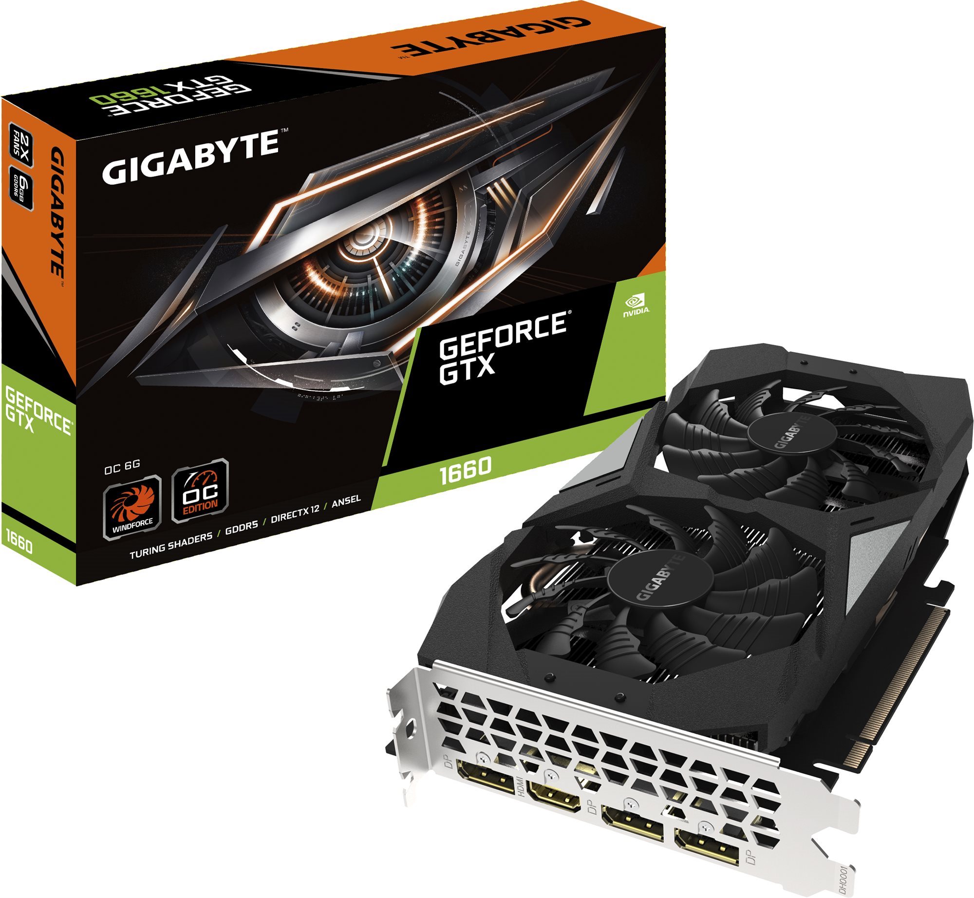 GIGABYTE GeForce GTX 1660 OC 6G Graphics Card