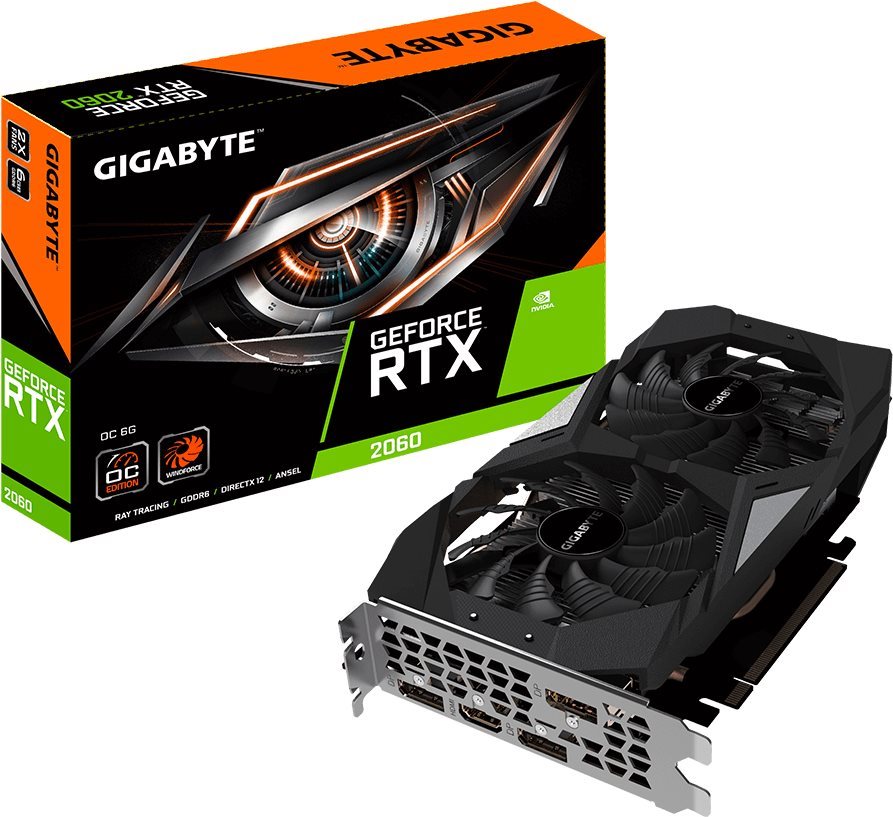 GIGABYTE GeForce RTX 2060 OC 6G Videókártya