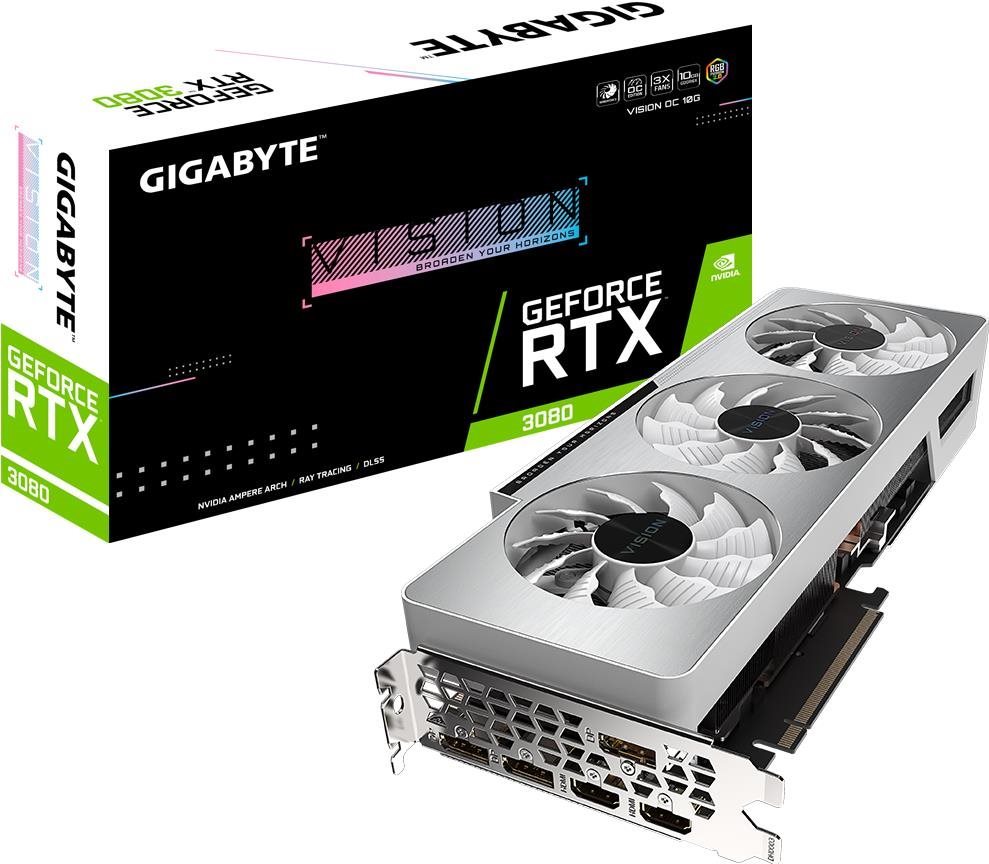 GIGABYTE GeForce RTX 3080 VISION OC 10G (rev. 2.0) Videókártya