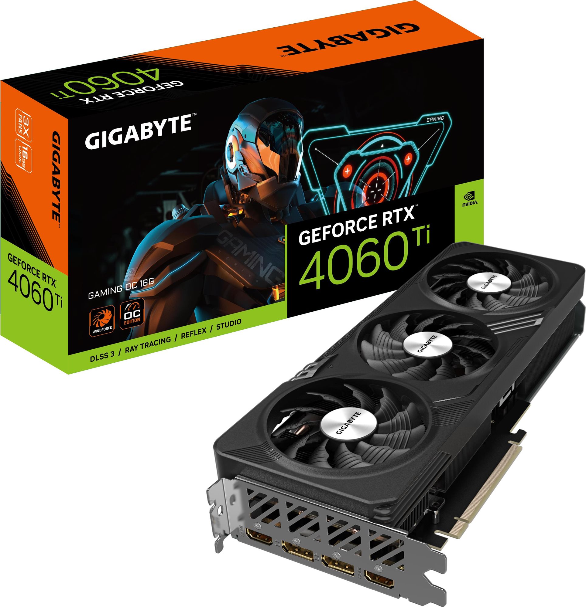 GIGABYTE GeForce RTX 4060 Ti GAMING OC 16G Grafikkarte