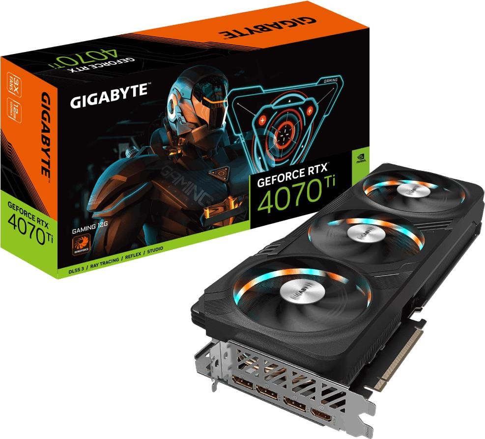 GIGABYTE GeForce RTX 4070 Ti GAMING 12G Videókártya