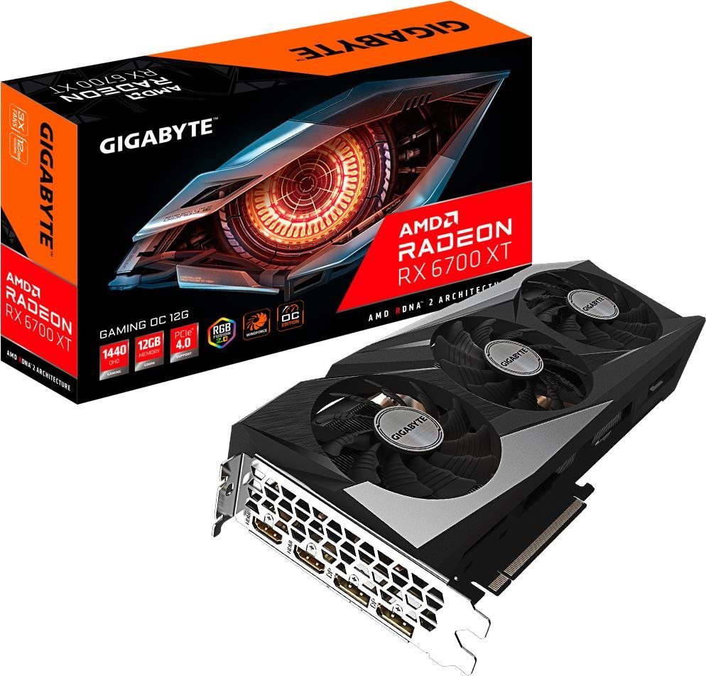 GIGABYTE Radeon RX 6700 XT GAMING OC 12G Graphics Card