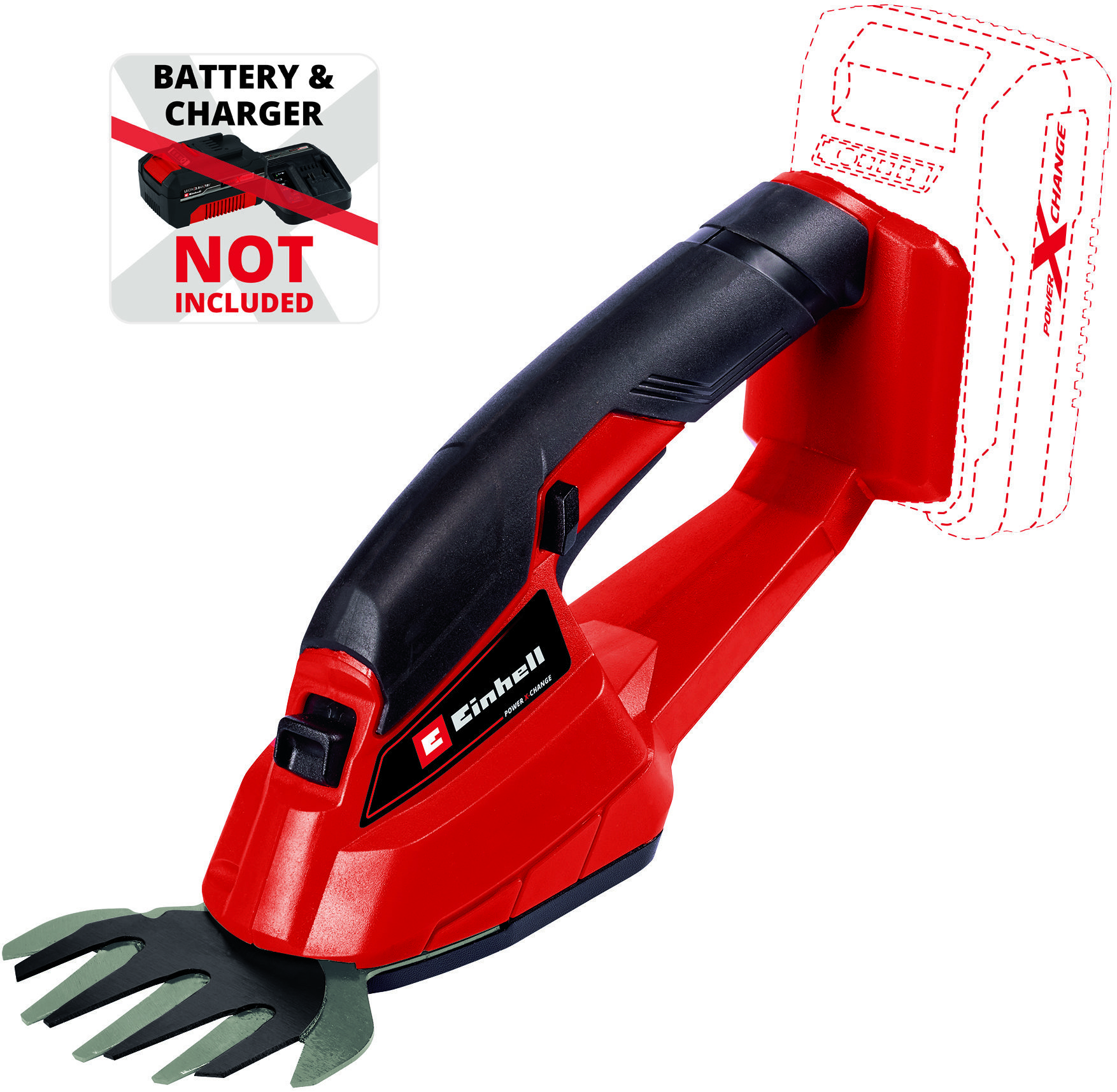 Einhell Grasschere Akku GC-CG 18/1 Li-Solo (ohne Akku) Grasschere
