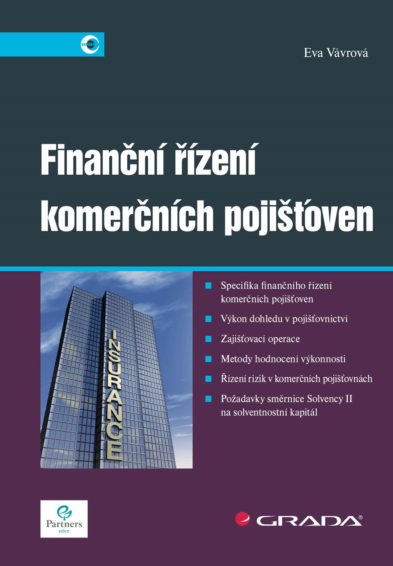 Finanční řízení komerčních pojišťoven [E-kniha] - Eva Vávrová