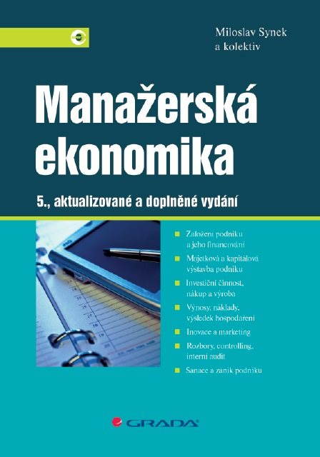 Manažerská ekonomika [E-kniha] - Miloslav Synek