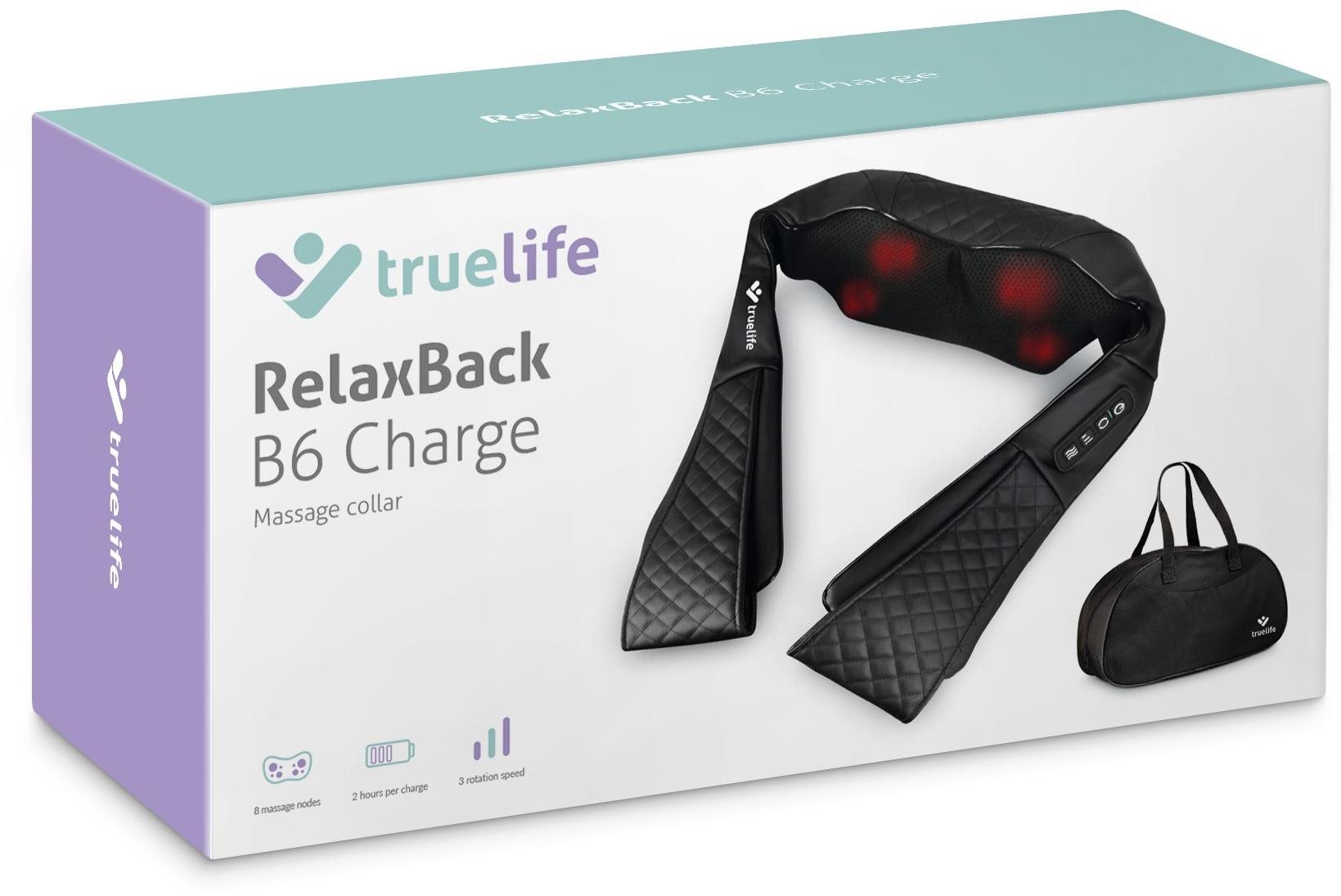 TrueLife RelaxBack B6 Charge Masážny golier