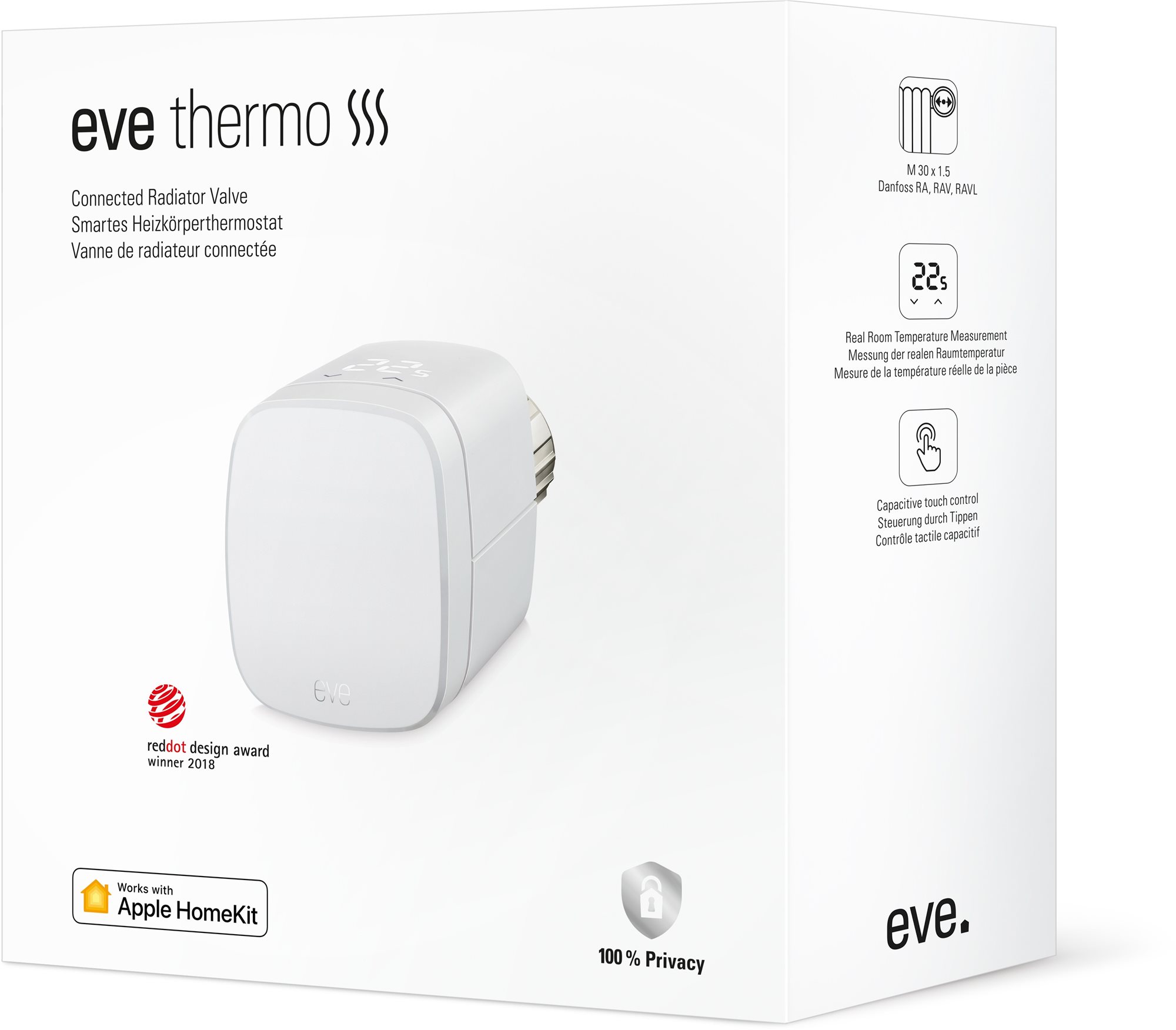 Eve Thermo Smart Radiator Valve - Thread compatible...