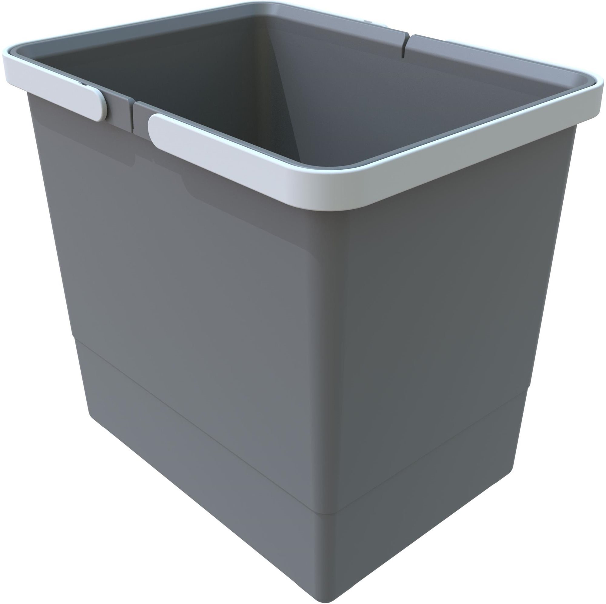 Elletipi BIG Műanyag szemetes fogantyúkkal, 15 L, szürke, 28 x 22,5...