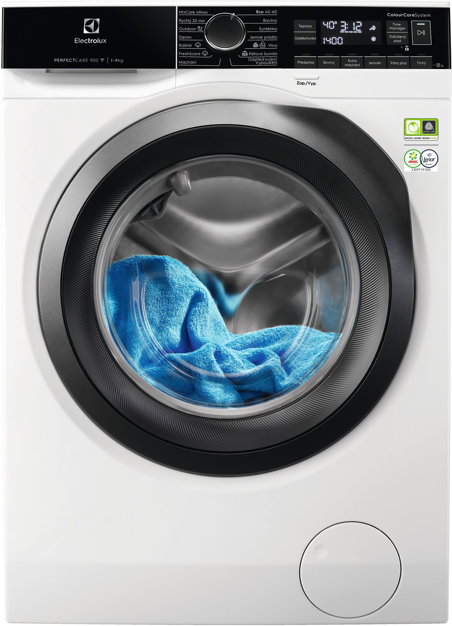 ELECTROLUX 900 ColourCare EW9F149SC Parná práčka