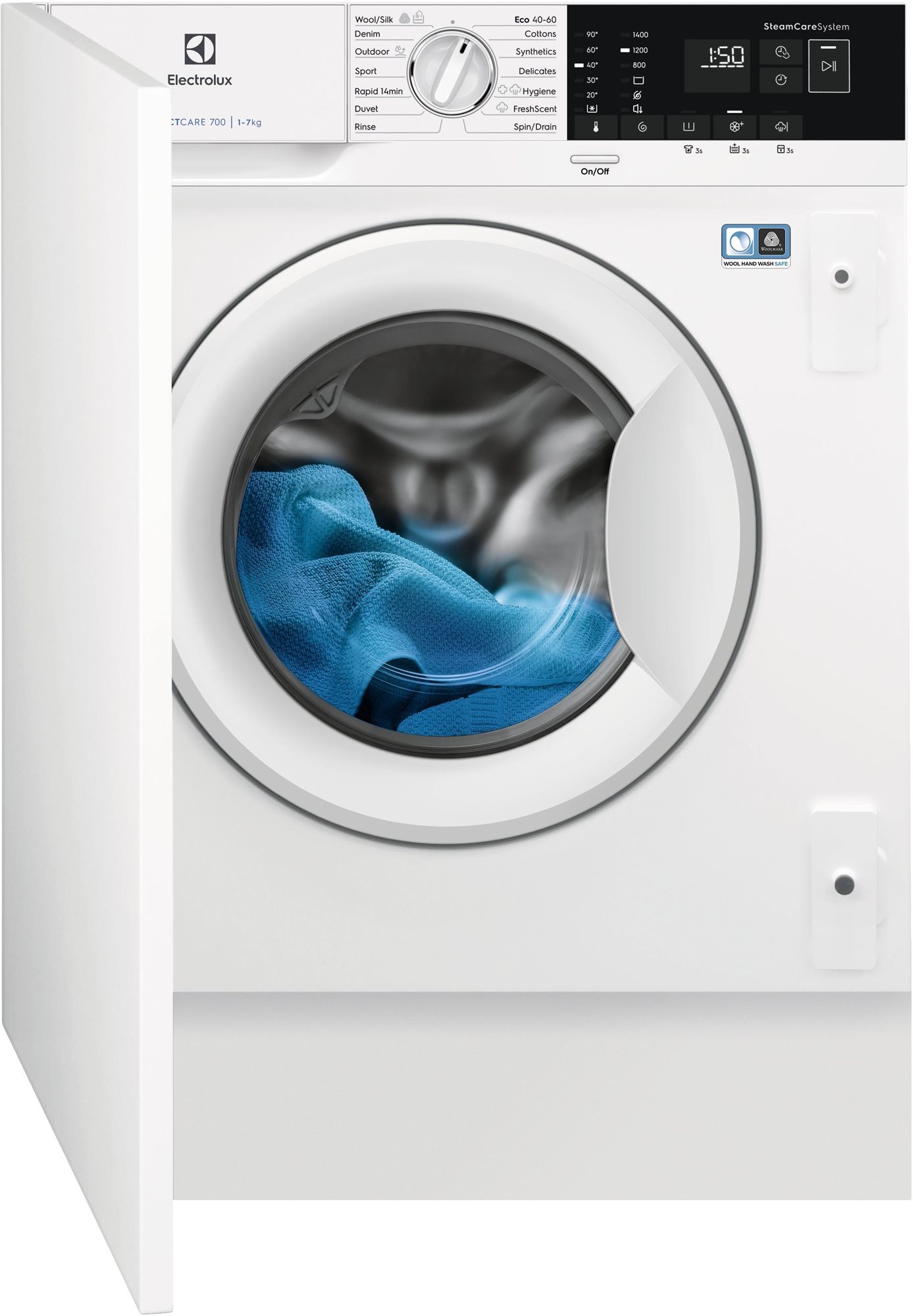 ELECTROLUX 700 SteamCare® EWN7F447WI Vstavaná práčka