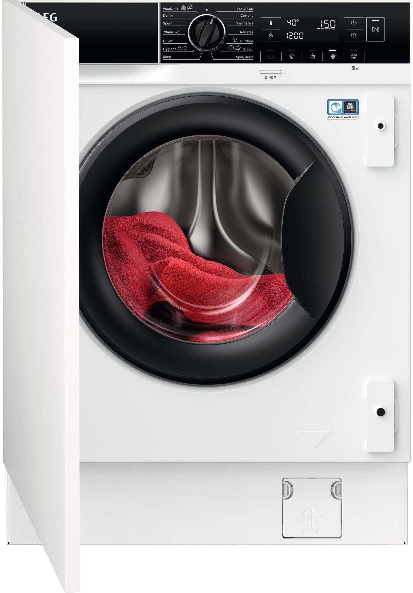 AEG 7000 ProSteam® L7FNE48SI Vstavaná práčka