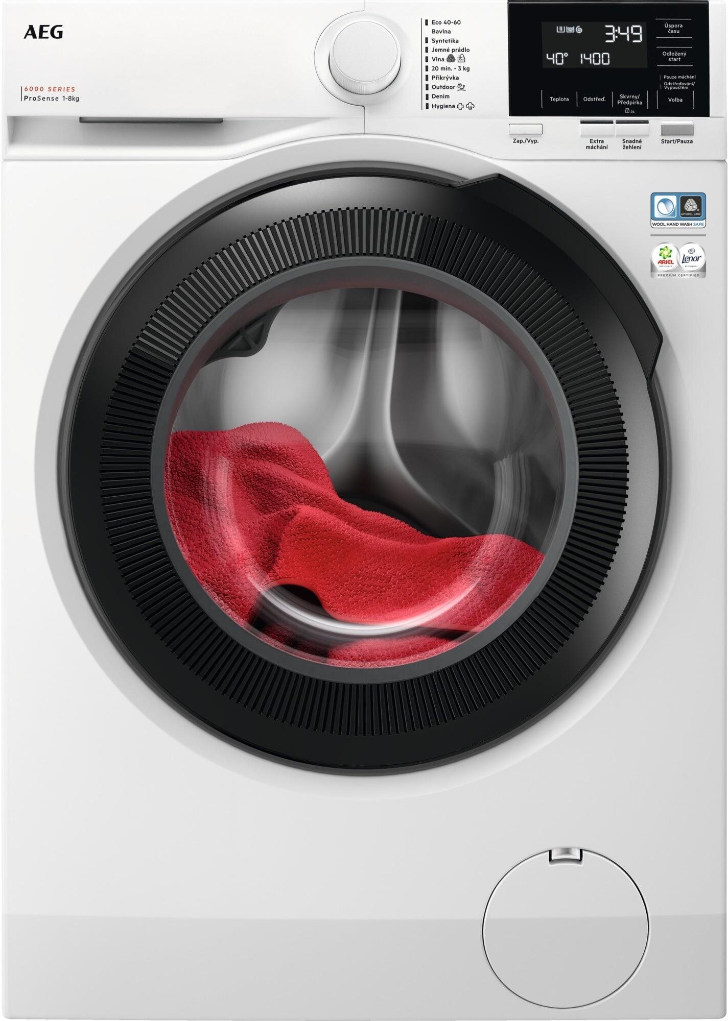AEG 6000 ProSense™ LFR61864BC Práčka