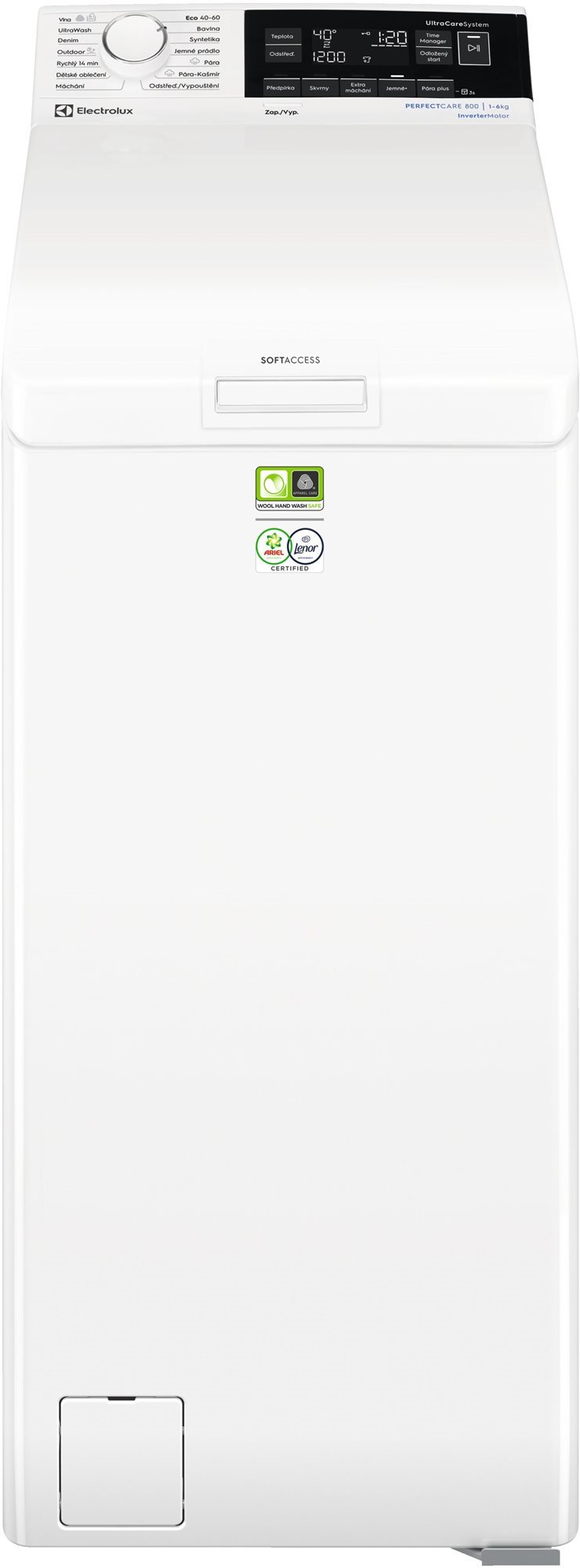 ELECTROLUX 800 UltraCare EW8TN3362C Parní pračka