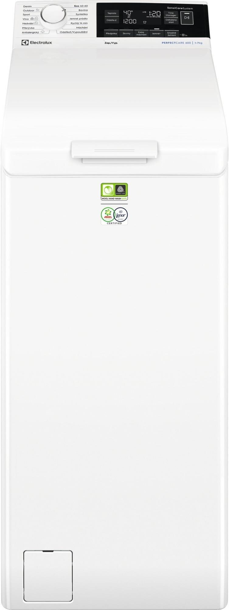 ELECTROLUX 600 SensiCare® EW6T3372C Parná práčka