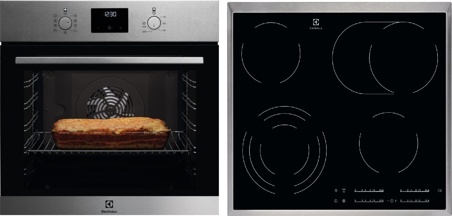 ELECTROLUX 600 FLEX SurroundCook EOF3C50TX + ELECTROLUX 300...