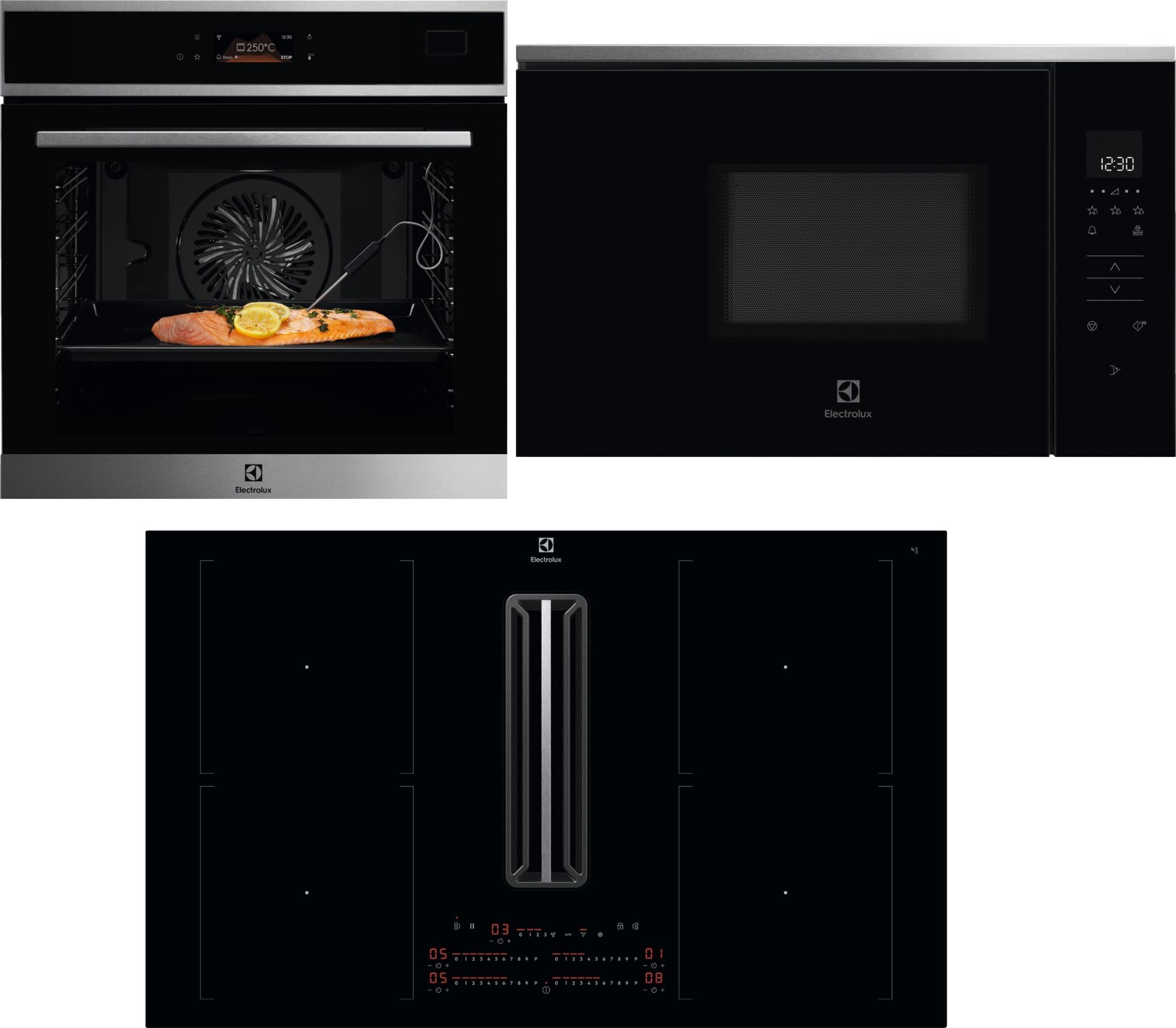 ELECTROLUX 800 EOB8S39WX + ELECTROLUX KCC84453CK + ELECTROLUX 800...