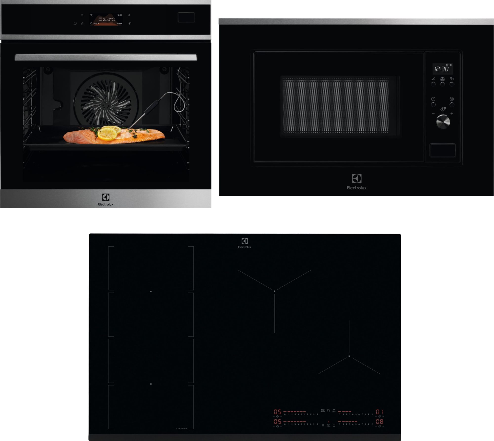 ELECTROLUX 800 EOB8S39WX + ELECTROLUX 600 EIV85453 + ELECTROLUX 300...