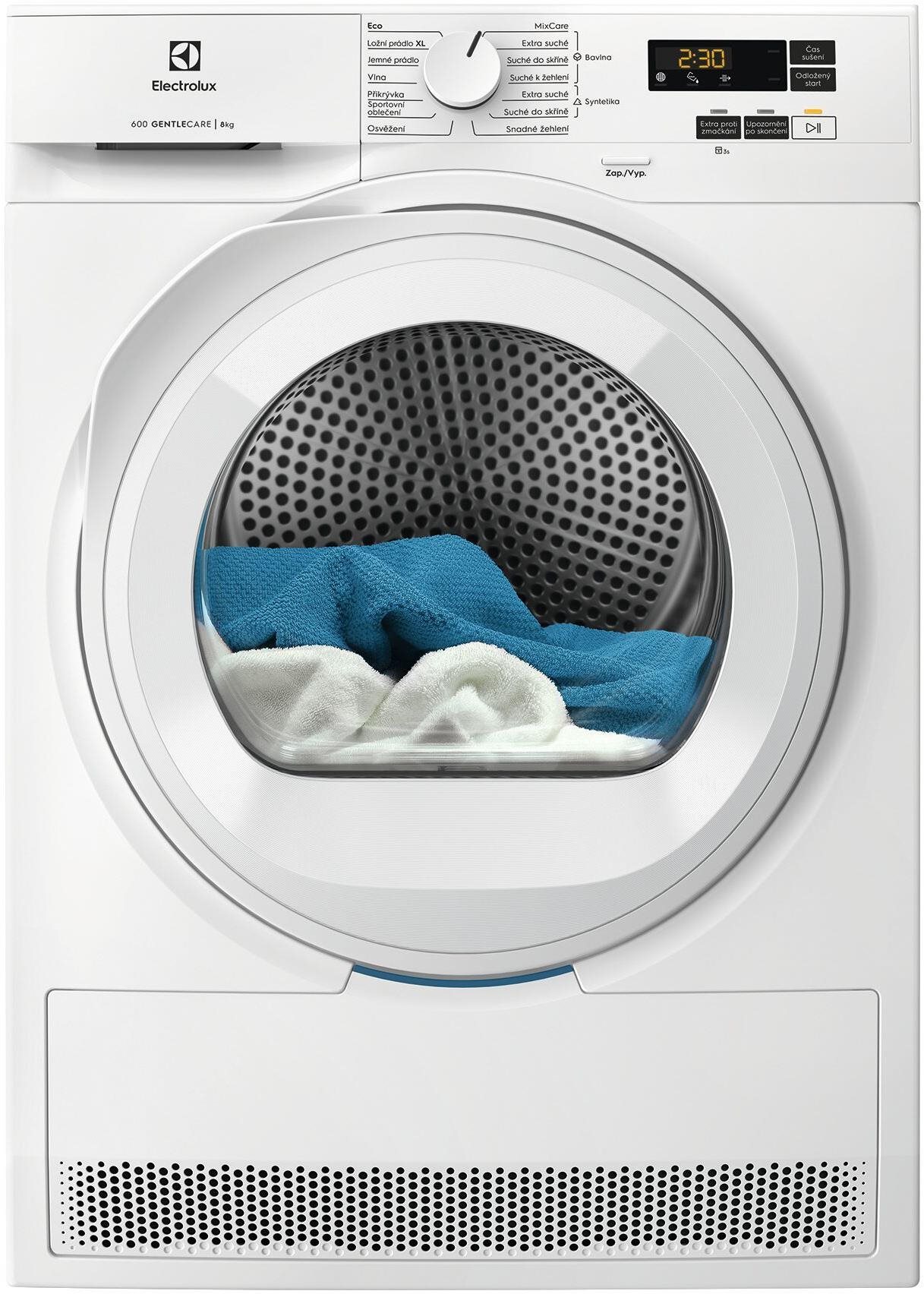 ELECTROLUX 600 GentleCare EW6D183AC Sušička prádla