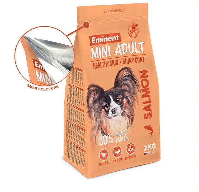 Eminent Mini Salmon 2 kg Granuly pre psov