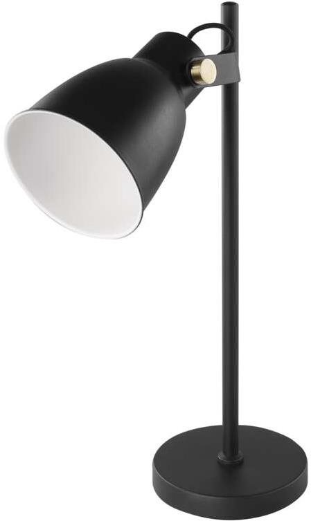 EMOS Stolní lampa JULIAN na žárovku E27, černá Stolní lampa