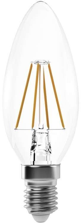 EMOS LED izzó Filament Candle 3,4W E14 természetes fehér LED izzó