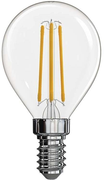 EMOS LED izzó Filament Mini Globe 3,4W E14 meleg fehér LED izzó