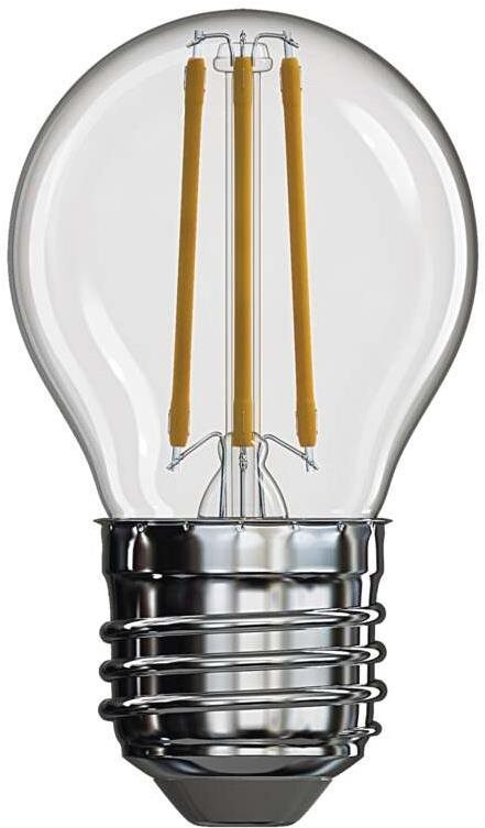 EMOS LED izzó Filament Mini Globe 3,4W E27 meleg fehér LED izzó