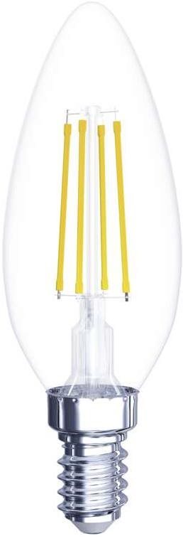 EMOS LED izzó Filament Candle 6W E14 meleg fehér LED izzó