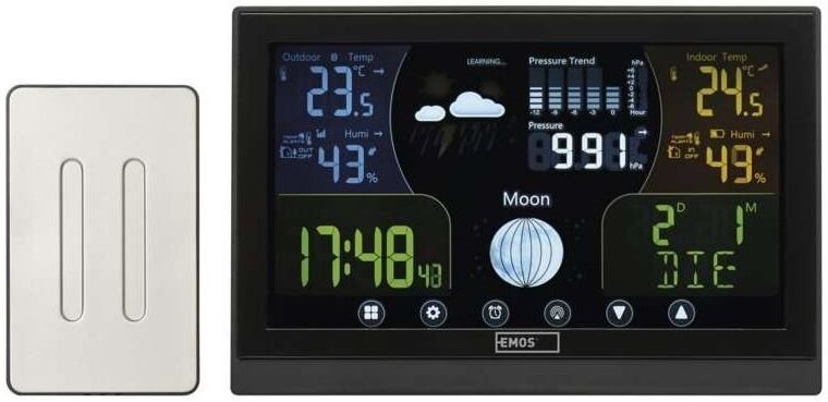 EMOS - Domáca bezdrôtová meteostanica E6018 Meteostanica