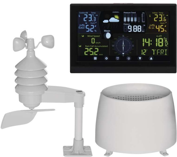 EMOS - Bezdrôtová meteostanica profi E6016 s anemometrom Meteostanica