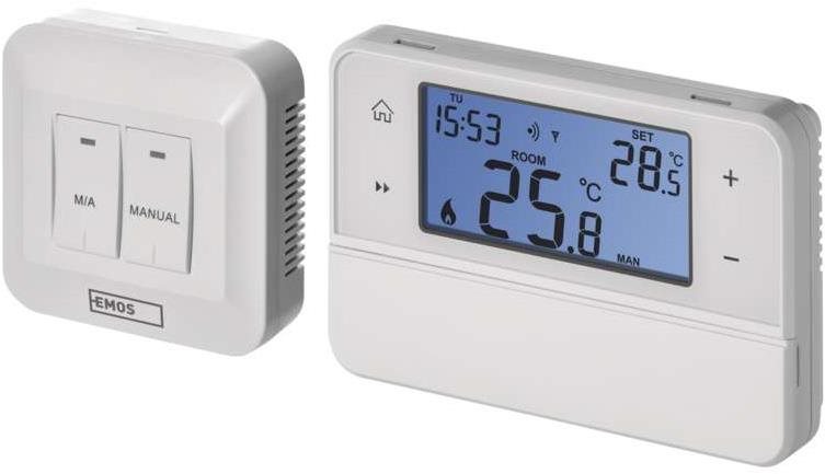 EMOS Izbový bezdrôtový termostat s komunikáciou OpenTherm P5616OT...