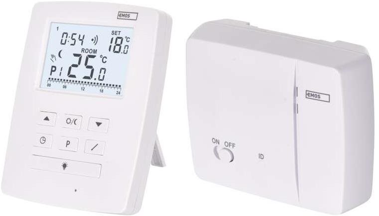 EMOS Izbový termostat s komunikáciou OpenTherm, bezdrôtový, P5611OT...