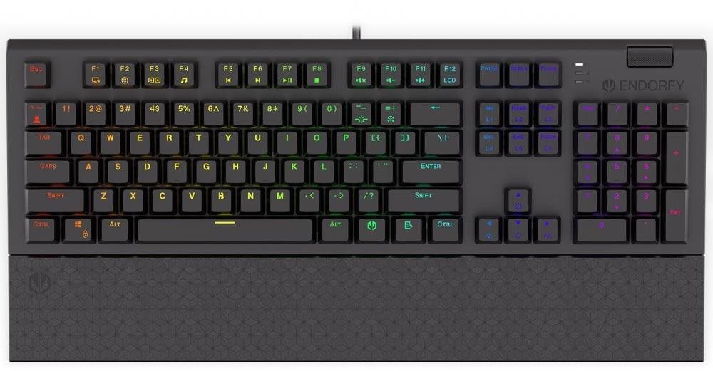 Endorfy Omnis Brown, US Layout Gaming-Tastatur