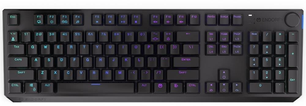 Endorfy Thock Wireless Brown, US layout Gamer billentyűzet
