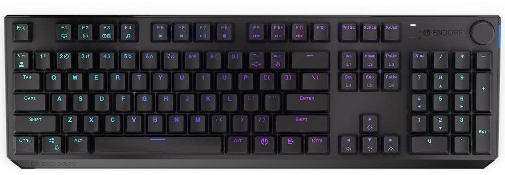 Endorfy Thock Wireless Red, CZ/SK layout Herná klávesnica