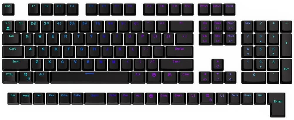 Endorfy PBT BK Náhradné klávesy