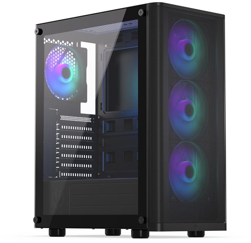 Endorfy Ventum 200 ARGB Black Számítógépház