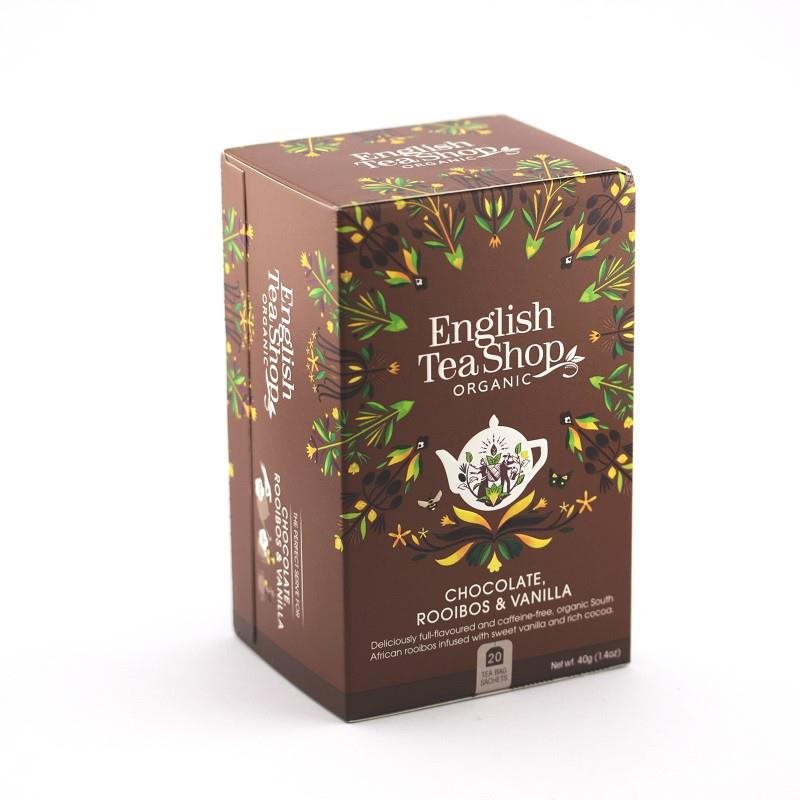 English Tea Shop Rooibos vaníliával és csokoládéval, 20 db Tea